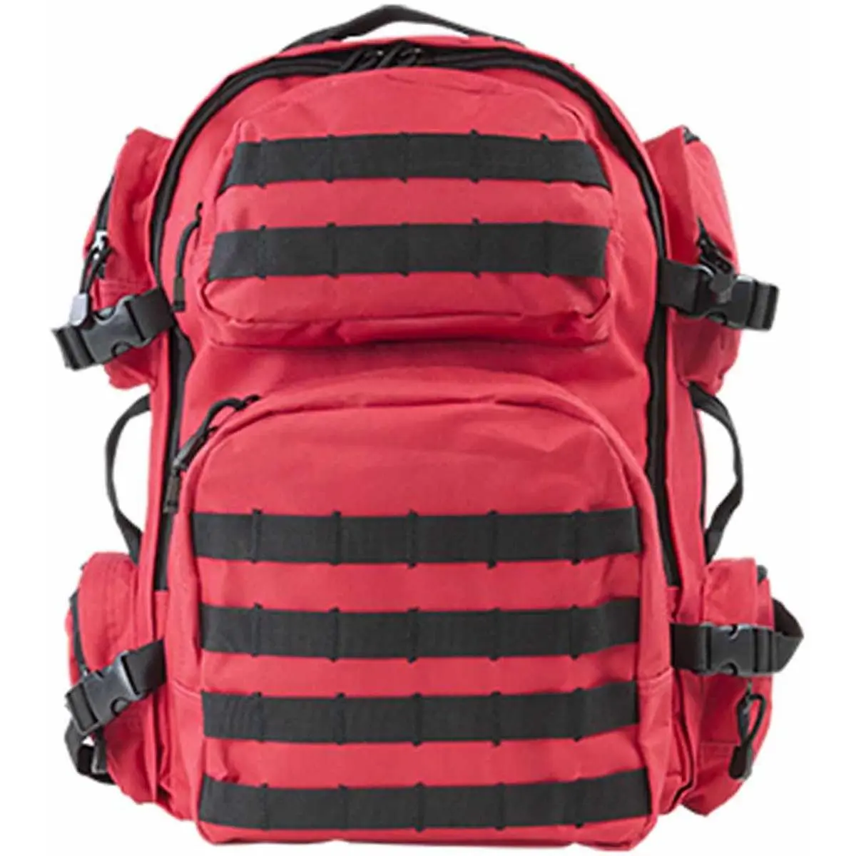 NcSTAR Vism Tactical Backpack, Red with Black Trim