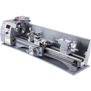 VEVOR Metal Lathe, 210x720 Mini Lathe Machine, 2500 RPM Variable Speed Change, 750W Precision Mini Lathe, Metal Working Lathe with Brushless Motor, Milling Machine for Various Metal Turning