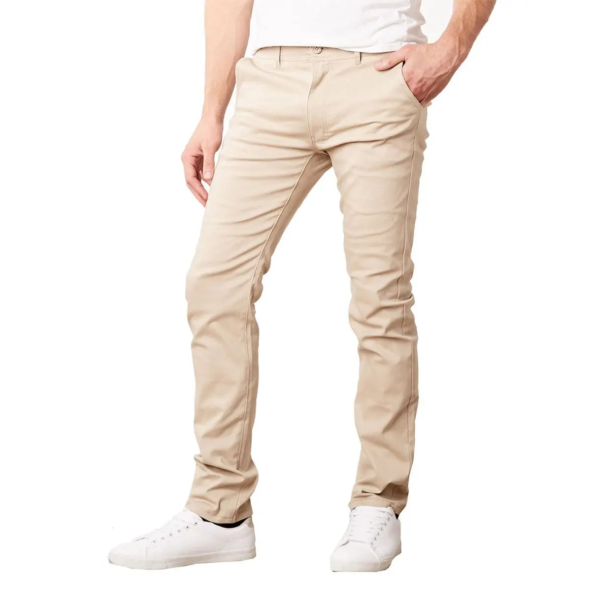 Men's Slim Fit Cotton Stretch Classic Chino Pants (Sizes, 30-40), Piece and Everyday Favorite, TrendyLook, Lightweight, ComfortStretch, ComfortWear, ModernClassic, AthleisureFit, 2026 Trendy