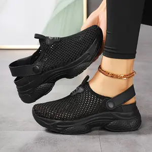 NewSpringCollectionofWomen'SShoeswithThickSoles,Closed-ToeSlip-OnLoafers,BreathableMeshDesignforEasyWear.FootwearGirl