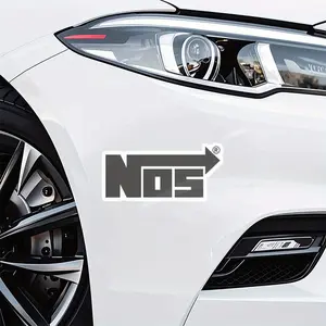 1PC Eye-Catching Professional Modification Speed-Style NOS Logo Sticker For Car Bodies, Modification Backpacks, Performance Gear NOS Logo Decor Fill With Mod Enthusiast Passionate Charge Vibe Easily Grasp Professional Mod Trend Style