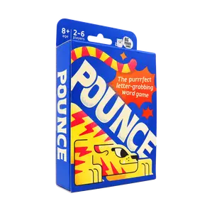 Pounce: The Purrrfect Letter-Grabbing Word Card Game by Big Potato Games - For Kids and Adults - Fast Paced Family Card Game - 2-6 Players Ages 8+