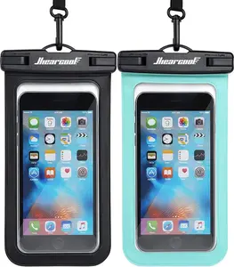 2-Pack Waterproof Phone Pouch – IPX8 Waterproof Case for iPhone 16/15/14/13 Pro Max – Beach, Cruise & Travel Essential (8.3”)