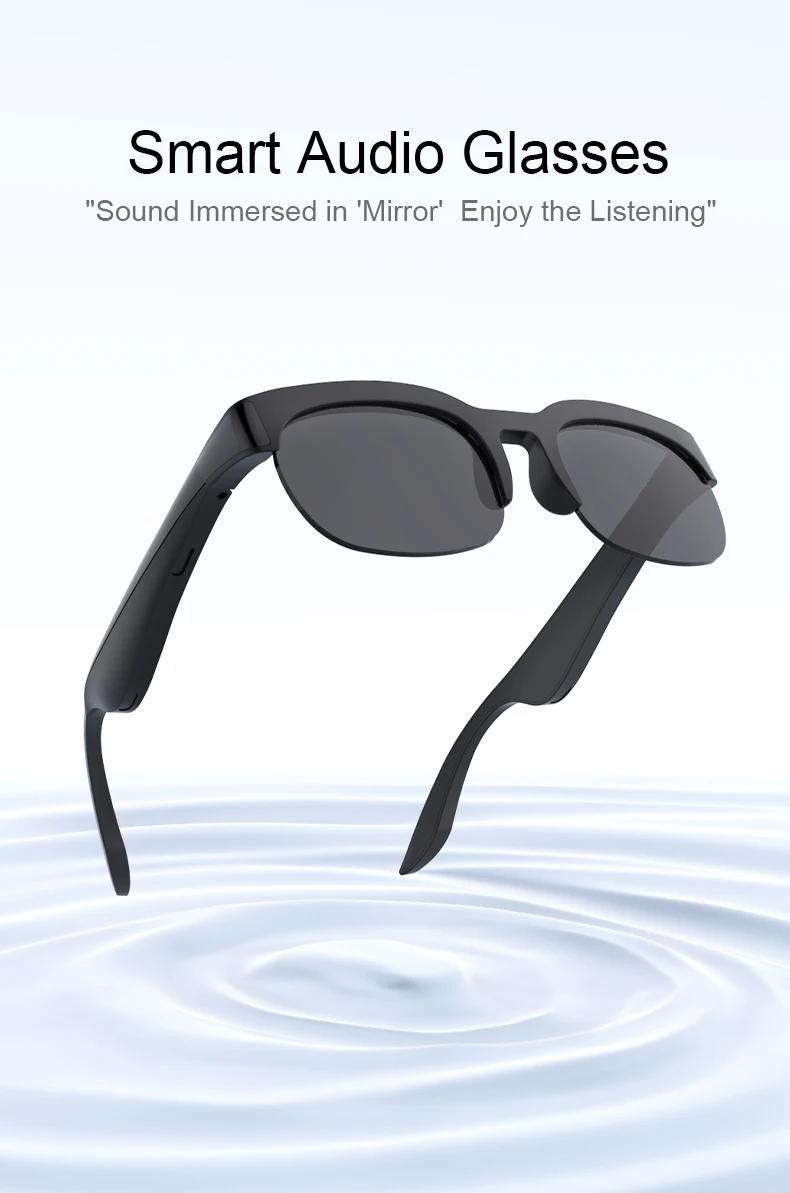 Smart Glasses AI Translation Bluetooth Sunglasses Hands-Free Music & Calls UV Protection Outdoor Sports Headphones for Men Women