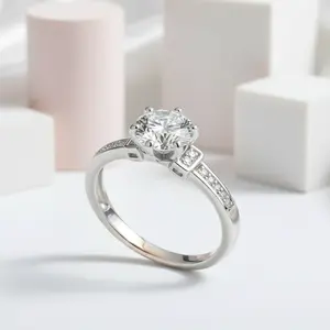 Twinkle Stone 1.0Ct VVS1 Diamond Option Engagement Ring