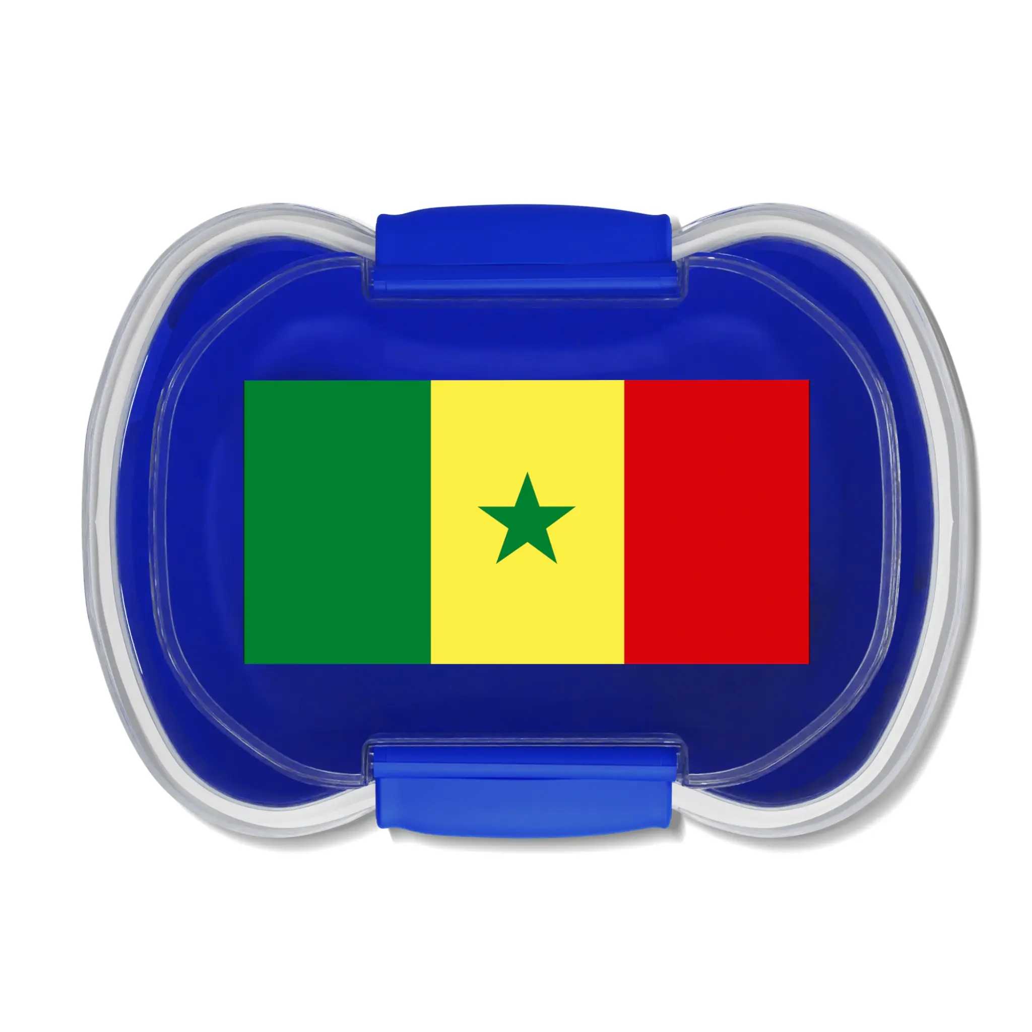 Bento Box with Senegalese Flag | Eco-Friendly Lunch Container, Meal Prep, School Lunch, Picnic, Travel, Heritage Gift