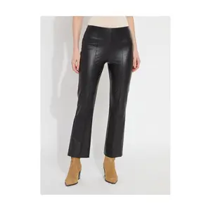 Lysse New York Elysse Vegan Leather Fit & Flare Ankle Pant