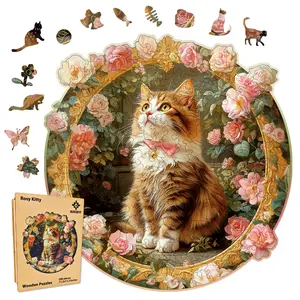 Wooden Jigsaw Puzzle 200-300 Pieces, Unique Shape, Adults & Kids Birthday Gift, Family Game, Laser Cut, Home Decor, Decorative Puzzle, Creative Skill Puzzle, Family Bonding Game, Multi-Age Puzzle, Collectible Puzzle, Eco-Friendly Puzzle, Thoughtful Gift
