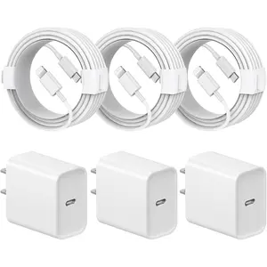 For iPhone Charger Fast Charging iPhone Fast Charger 3-Pack 20W iPad Charger 6FT C Chargers Fast Charging Cord Whit iPhone 14/14 Pro Max/13 Pro/13/12 Mini/12 Pro Max/11 Pro Max/Xs and iPad