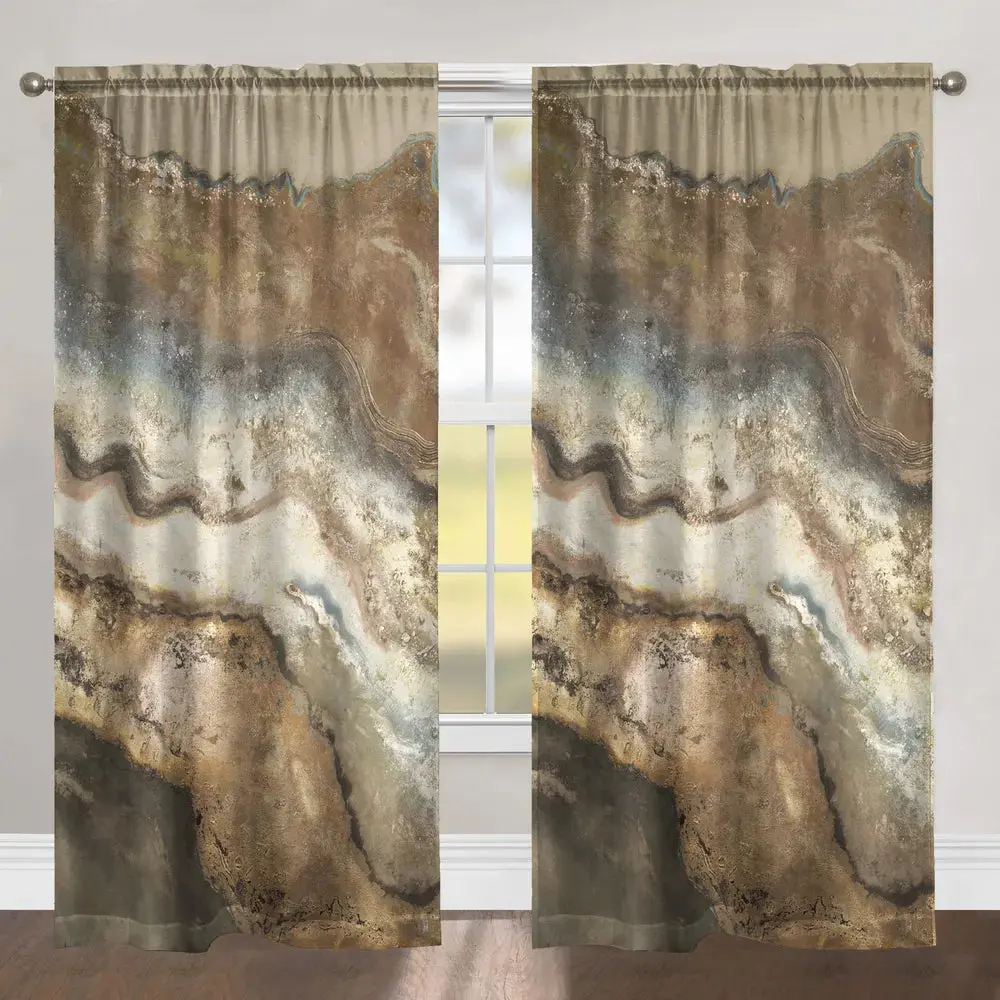 Lava Flow Room Darkening Window Panel