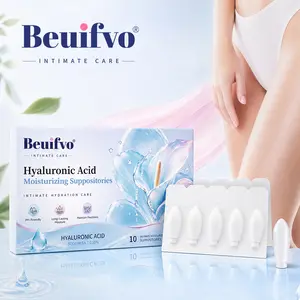 【Beuifvo Official】Gentle Feminine Care Moisture Support Gel | Daily Intimate Skin Care with Hyaluronic Acid, Vitamin E & Aloe Vera | Fragrance-Free | 10 Count
