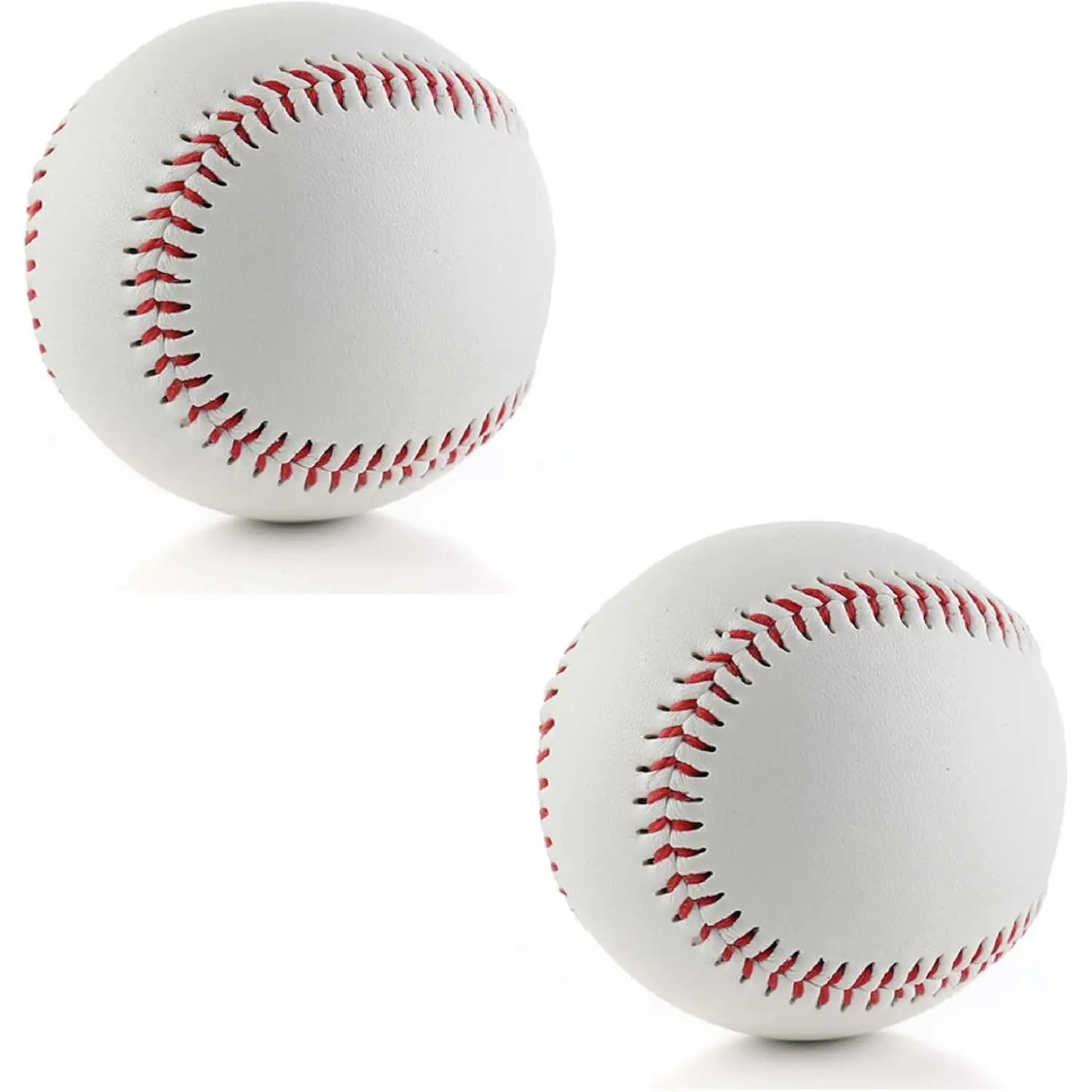 Tballs  Baseballs Sponge Rubber Core, Reduced Impact  Safety Baseballs, Unmarked Tee Ball Practice Baseball for League Play, Pitching, Hitting, Fielding, Autograph, Gifts