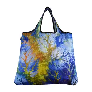 212 MAIN 4197 Original Eco-Friendly Stylish Large Polyester Foldable Reusable Shopping Tote - 55lbs Max, Excellent Versatile, Simply Magical