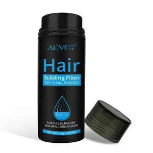 ALIVER Hair Building Fibers for Thinning Hair-Undetectable Natural Formula Lightweight Comfort for Men Women Thicker Fuller Hair in 15 Seconds