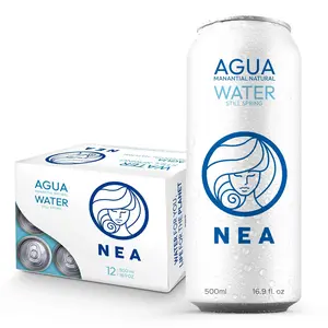 NEA Canned Water Natural Alpine Mountain Spring Water 12 Pack Aluminum Can Drinking Water Plastic Free BPA Free Infinitely Recyclable No Metallic Taste Clean Crisp Premium Eco Friendly Sustainable Water Coral Reef Mission 16.9 fl oz Case