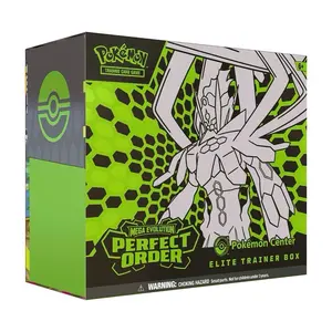 Perfect Order Elite Trainer Box (ETB) – Official TCG Sealed Collectible Trading Cards Trading Card Box
