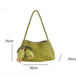 H0325 Hand-woven Underarm Bags for Women 2025 New Retro Portable Shoulder Bags Big and Small Bags