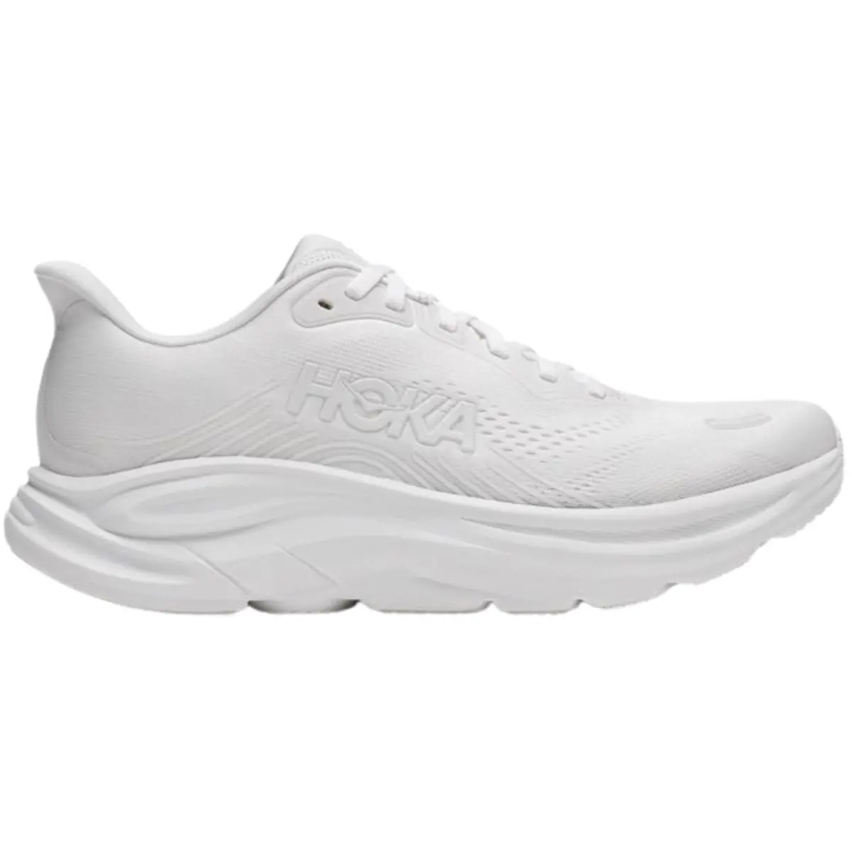 Hoka Clifton 11 White White Men's Fashion Shoes New