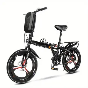 Creative Electric Scooter Handle Storage Bag - Durable EVA Shell, Large Capacity Detachable Design, Suitable for Bicycles and Balance Boards, Universal Size, Black, Easter Holiday, Most Affordable Item