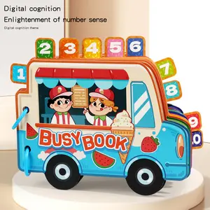 Interactive Educational Book for Kids, Self-Adhesive Pages, Engaging Activities and Tests, Reusable, Vibrant Design, Learning Materials, School Travel and Home Use