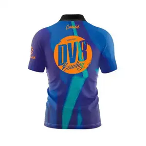 *FREE Custom Name & Logo* DV8 Wicked Collision Fast Track CoolWick Bowling Jersey Size S-5XL
