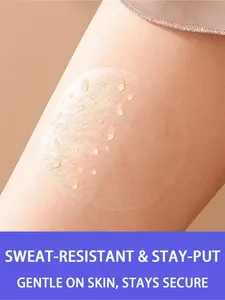 Thigh Anti-Chafe Patches (20 Pcs), Ultra-Thin Breathable & Waterproof, Glue-Free Self-Adhesive High Elasticity, Prevents Chafing & Pain, Perfect For Plus-Size Users, Say Goodbye To Walking Discomfort