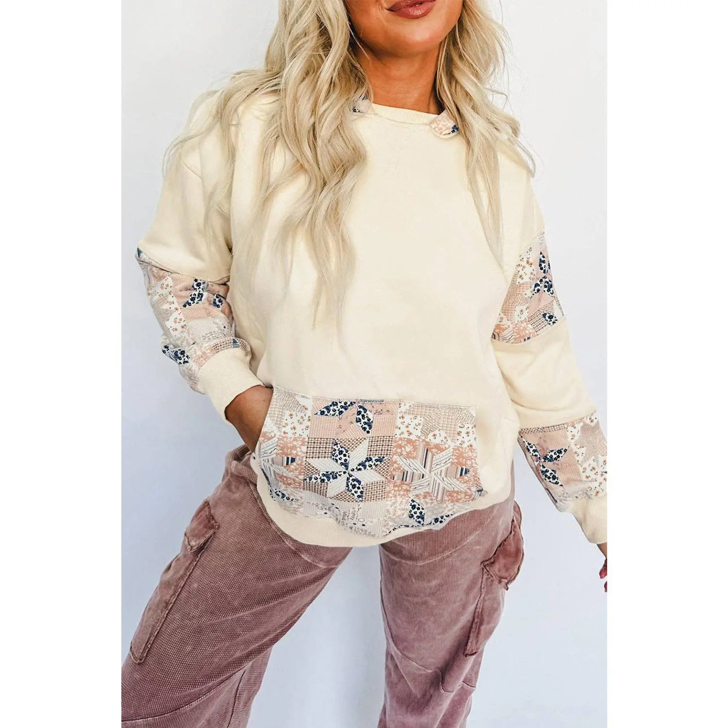 Tara Patchwork Hoodie