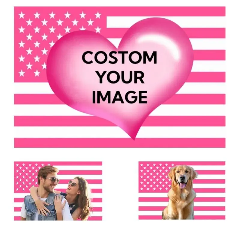 Custom America Flag 40x60 inch Personalized Flags Design Your Image Funny Tapestry Poster For Decorate Club valentine's gift for bf Decoration Photo