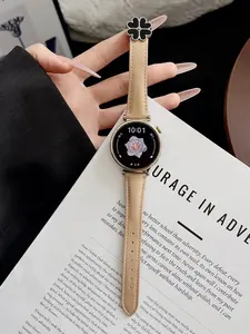 Women Magnetic Leather Watch Band, Smartwatch Buckle Design, Adjustable Length 165-215mm, Perfect Gift for Her, All Season Accessory, Leather Watch Strap, Smart Watch Accessories