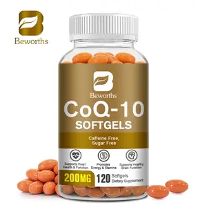 BEWANTS CoQ10 200mg, High Absorption 120 Veggie Capsules, Support Energy, Heart Support & Antioxidant, 30-Day Supply