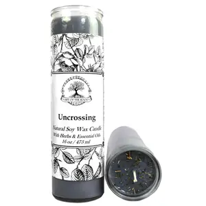 Uncrossing 7 Day Soy Candle for Curses, Hexes, Jinxes, Negativity & Crossed Conditions
