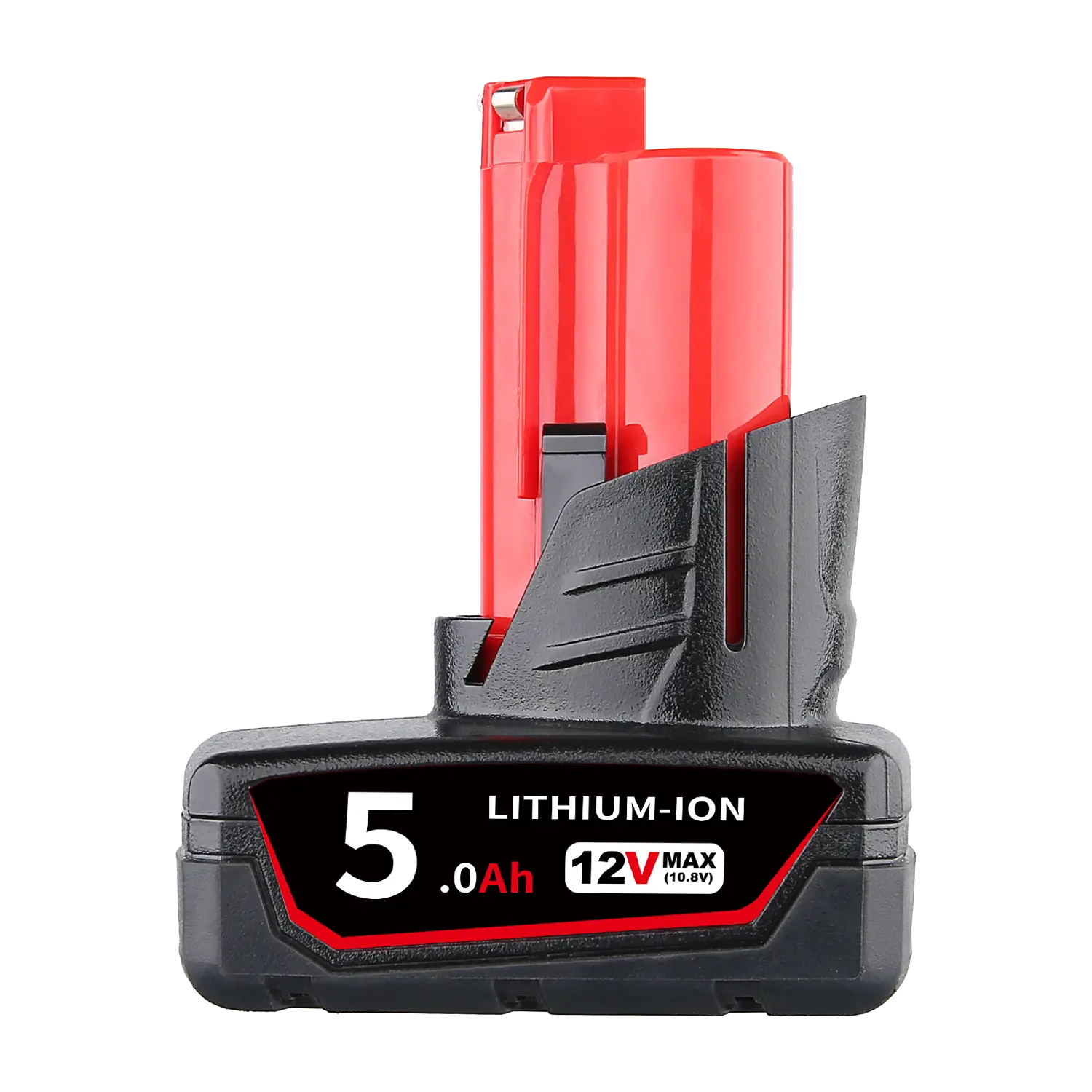 Milwaukee M12 12V MAX Battery 5.0Ah Replacement for M12B6, Compatible with Milwaukee 48-11-2440 Cordless Drill Impact Driver