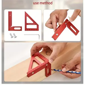 Multi-Functional Carpenter'S Square T Square Ruler