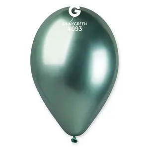 Gemar USA Shiny Green GB120-093 13" Balloons 25 pcs for Festive Decorations