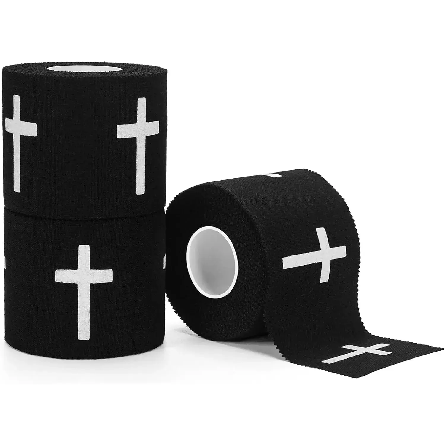 Christian Cross Cotton Sports Tape Wrap - 2in x 23ft Wrist Support for Boxing, Gym, Church Gifts SummerWins