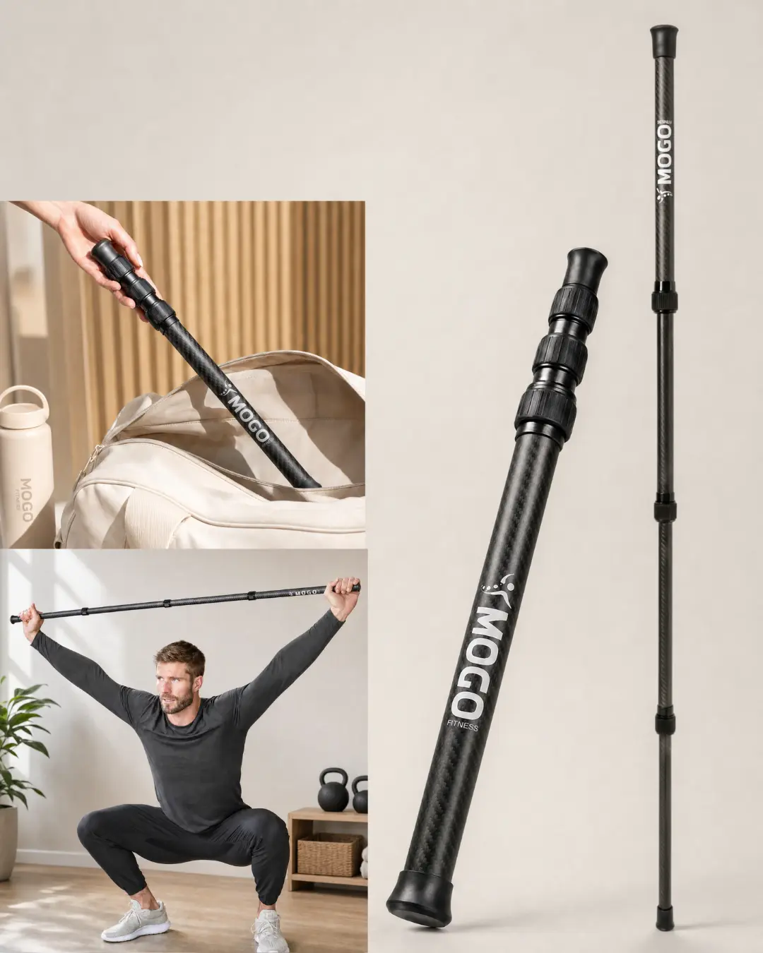 Portable Mobility Stick – Stretch, Warm-Up & Improve Flexibility