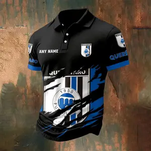 LIGA MX Queretaro F.C Personalized Name Multi Color Polo ST2502