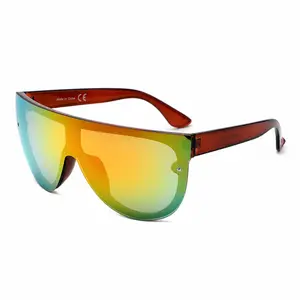 Unisex Polarized Sunglasses,These stylish new unisex sunglasses feature a large-frame, one-piece design—trendy, cool, and perfect for everyday outdoor wear.