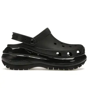 Crocs Unisex Classic Mega Crush Clog Black, from StockX