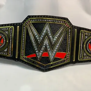 World Heavyweight Wrestling  Championship Belt 2mm Brass and Original Leather Belt