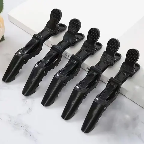Solid Color Hair Cutting Clips, Styling & Sectioning Clips for Women & Girls, Professional Hairdressing Tools for Salon & Barber Shop, Flat Claw Clips, Hair Styling Accessories