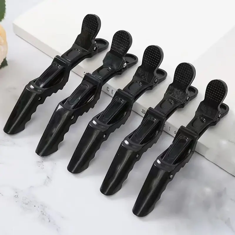 Solid Color Hair Cutting Clips, Styling & Sectioning Clips for Women & Girls, Professional Hairdressing Tools for Salon & Barber Shop, Flat Claw Clips, Hair Styling Accessories