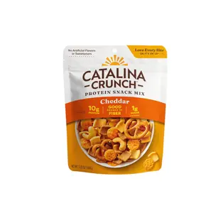 Catalina Crunch Protein Snack Mix with Cheese Crisps - 10g Protein, 1g Sugar per Serving - Good Source of Fiber, Keto, Gluten Free - Cheddar, 5.25 Ounce Bag (Pack of 1)