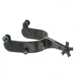 Rowdy Rowels Adult Bull Riding Spurs with 22-Degree Offset - Meticulously Developed for Riders