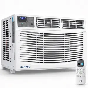 Garvee 12000/10000/8000/6000/5000 BTU 3-in-1 Window Air Conditioner, Energy Efficient Window AC Unit Cools Up to 550 Sq.Ft, Remote Control for Apartment Living Room Medium Room