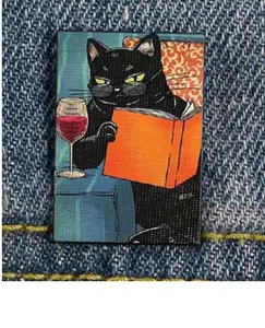 Reading Cat Pin Reading Cat Pin