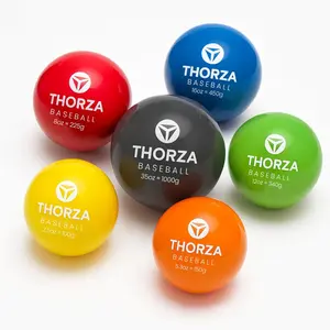 Weighted Training Balls (6-Pack) – Plyometric Throwing Set for Pitching Velocity & Arm Strength | Color-Coded Overload & Underload for Baseball Training