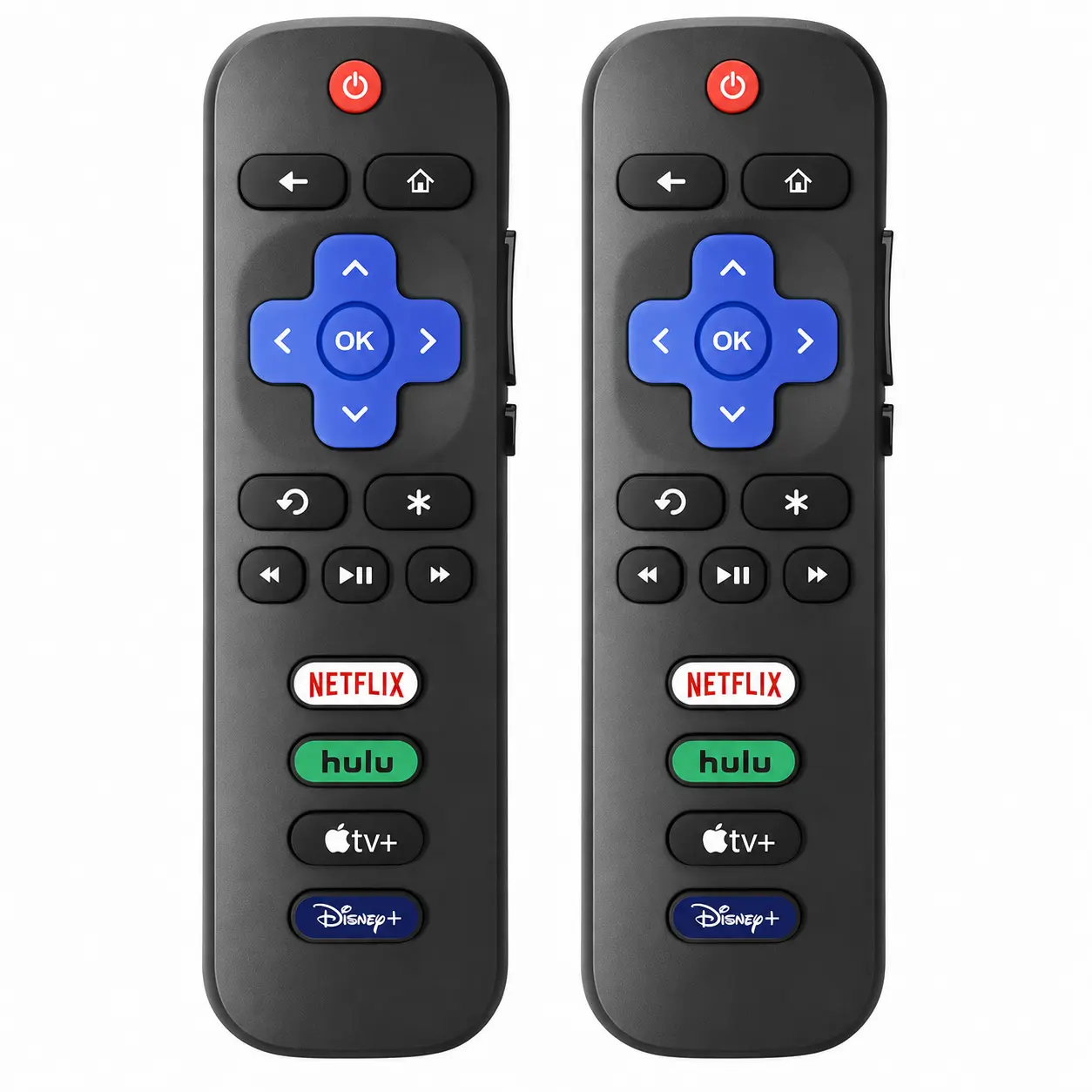 【Pack of 2】 New Replacement for All Roku TV Remote,Compatible for All TCL-ONN-Hisense-Roku TV Remote