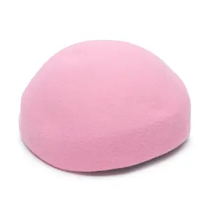 BLUSH BERET PILLBOX HAT