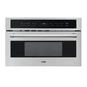 30 in. Built-In Microwave with Convection Oven and Air Fryer, 1.6 cu. ft. Capacity in Stainless-Steel (KM-CWO30-SS)